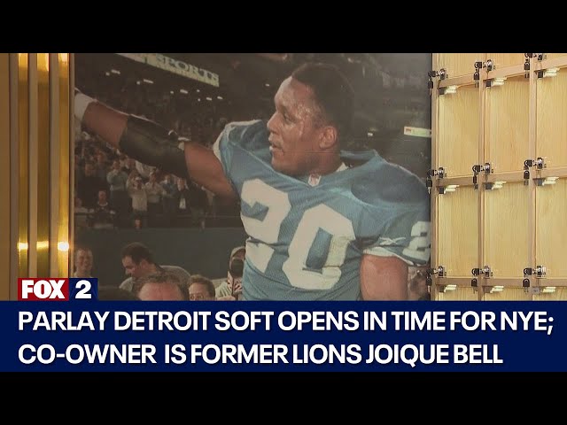 ⁣Parlay Detroit owner Joique Bell talks about Barry Sanders room, Lions on Monday Night football and