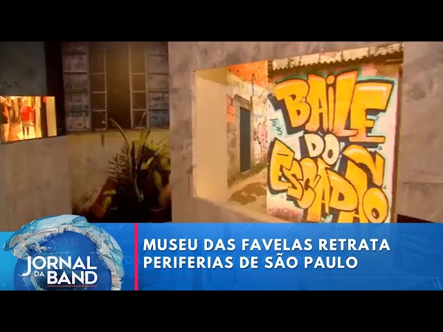 ⁣Museu das Favelas retrata as periferias com exposições em SP | Jornal da Band