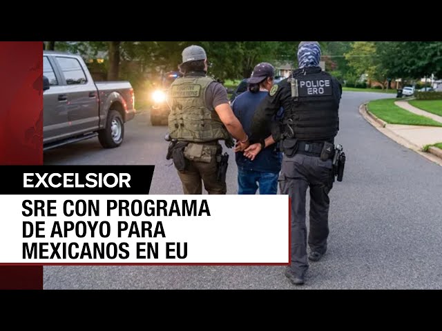 ⁣SRE lanzará botón de alerta para migrantes en EU ante posible deportación