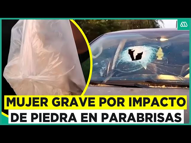 ⁣Mujer en coma por impacto de piedra: Desconocido la arrojó contra su auto