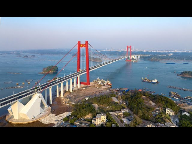 ⁣Live: Guangxi's longest sea-crossing bridge ready to open for traffic