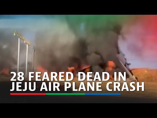 ⁣28 feared dead in Jeju Air plane crash