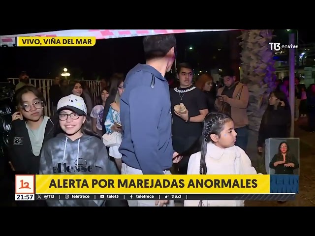 ⁣Último minuto: cierran borde costero por marejadas