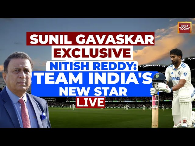 ⁣Nitish Kumar Reddy's Tremendous Century At MCG | Sunil Gavaskar Speaks On Nitish LIVE | Ind Vs 