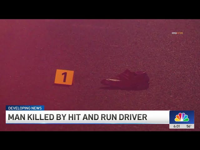 ⁣Man killed by hit-and-run driver in Reseda