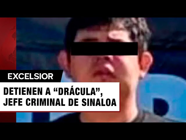 ⁣Detienen al “Drácula”, jefe de plaza de “Los Chapitos”