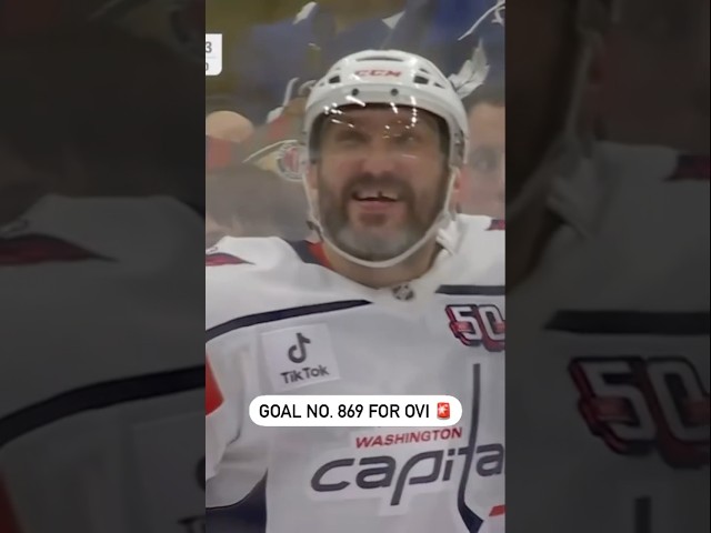 ⁣Ovechkin Scores No. 869 In His Return 