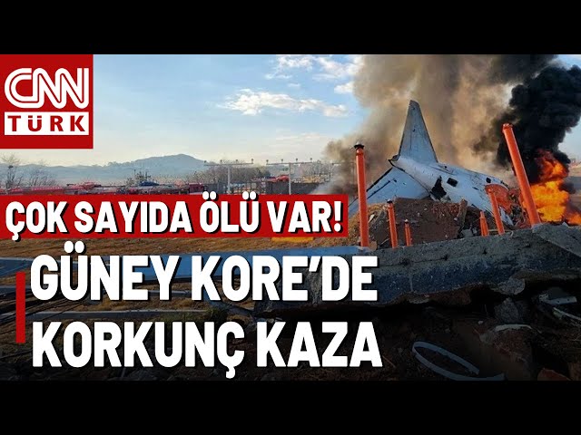 ⁣Güney Kore'de Facia: Uçak Kazasında 85 Kişi Hayatını Kaybetti