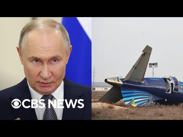 ⁣Russian president apologizes for downed plane in Kazakhstan but does not take responsibility