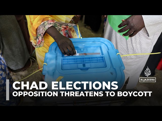 ⁣Voting begins in Chad as opposition parties call for election boycott