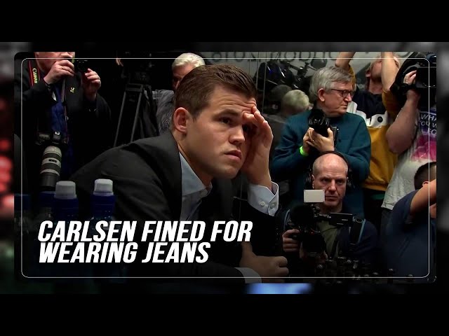 ⁣World chess champion Carlsen quits championship after being told to change jeans