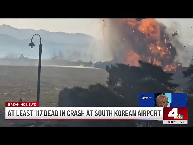 ⁣Death toll rises to 117 in South Korea airplane crash