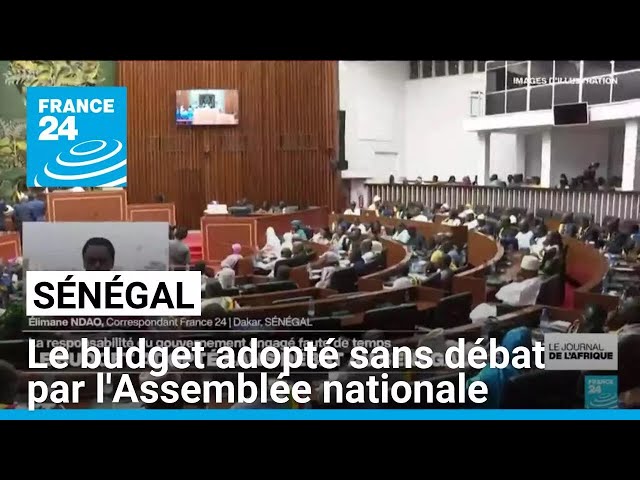 ⁣Sénégal : le budget adopté sans débat par l'Assemblée nationale • FRANCE 24