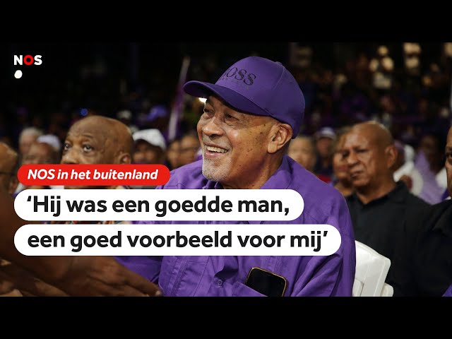 ⁣Surinaamse jongeren over dood Bouterse: 'Hij was de beste president ooit'