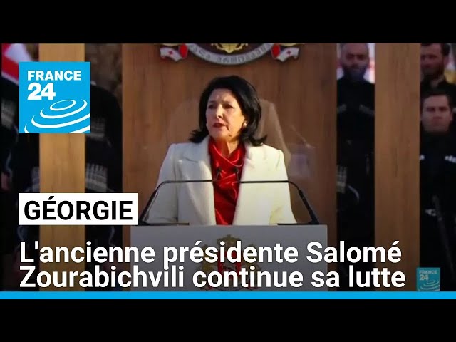 ⁣Géorgie : l'ancienne présidente Salomé Zourabichvili continue sa lutte • FRANCE 24