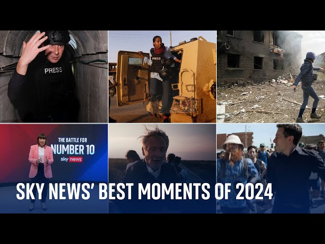 ⁣Sky News' most memorable moments from 2024