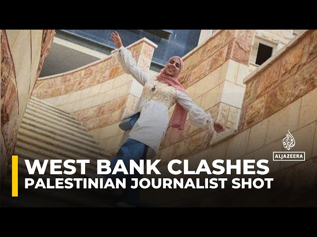 ⁣Palestinian journalist killed during clashes in occupied West Bank