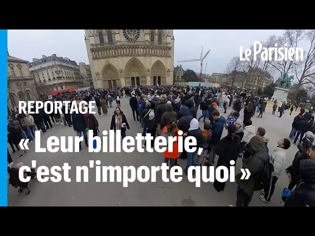 ⁣Jusqu'à 2h30 de queue pour entrer dans Notre-Dame sans tickets