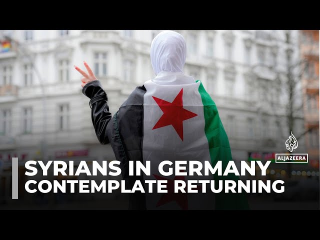 ⁣Syrians in Germany contemplate returning to their country