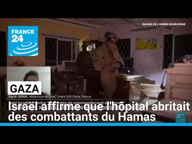 ⁣Gaza : Après le raid, Israël affirme que l'hôpital visé abritait des combattants du Hamas