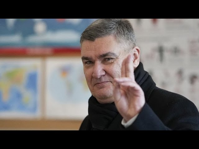 ⁣Présidentielle croate : le président sortant Zoran Milanović favori