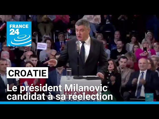 ⁣Croatie : le président Milanovic candidat à sa réelection • FRANCE 24