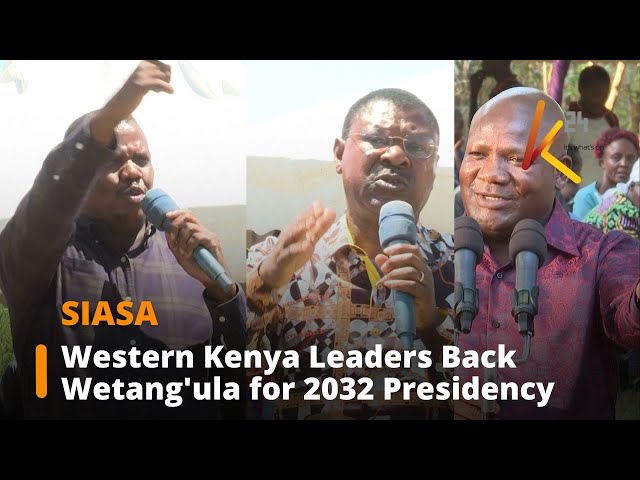 ⁣Western Kenya Leaders Back Wetang'ula for 2032 Presidency