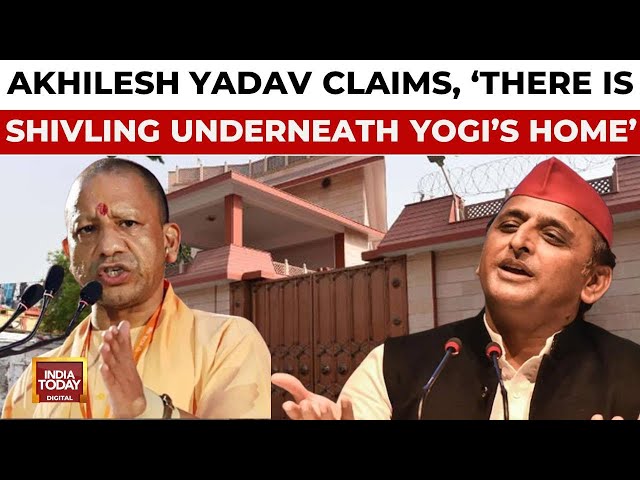 ⁣Shivling Under UP CM Residence? Akhilesh Yadav Demands Excavation Of Yogi Adityanath's Home