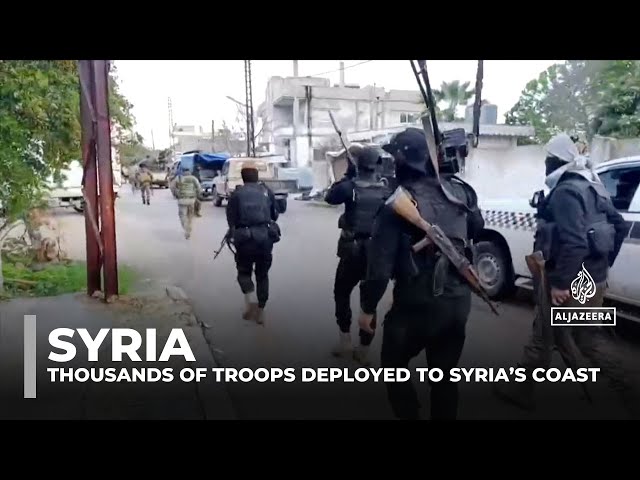 ⁣Syria's new forces intensify military operations in former Assad strongholds, Latakia and Tarto