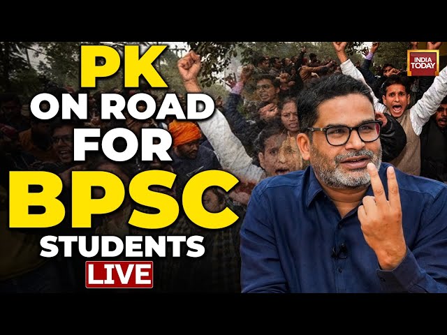 ⁣Prashant Kishor LIVE: Joins Protesting BPSC Students On The Streets In Bihar | India Today