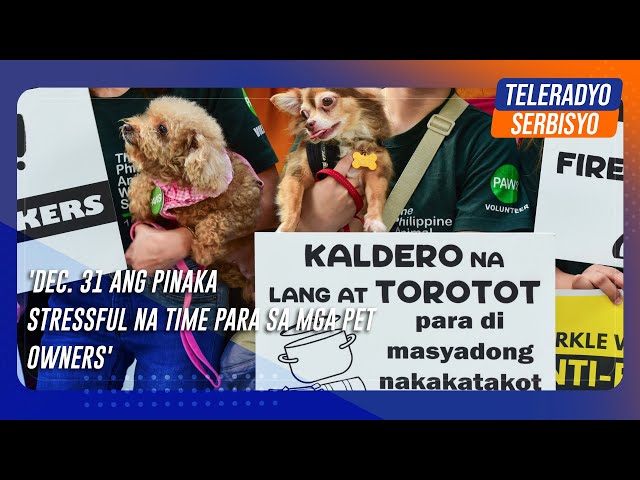 ⁣Ilang mga paalala para sa mga pet owners sa pagsalubong ng bagong taon