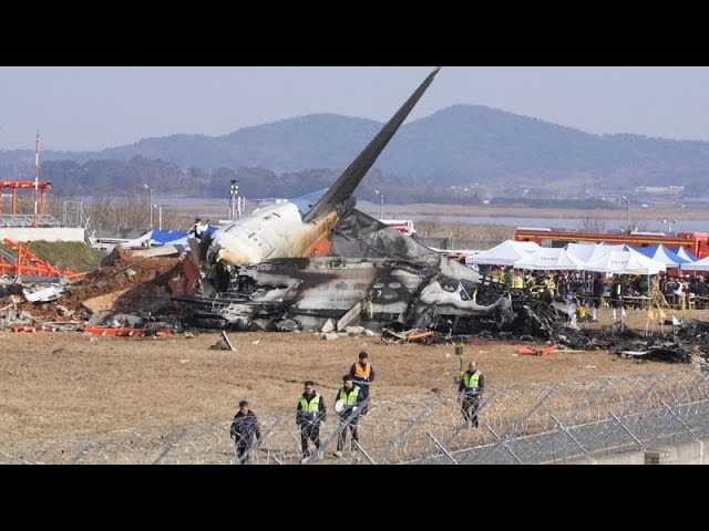 ⁣Accident d'avion en Corée du Sud : bilan définitif de 179 morts et deux survivants