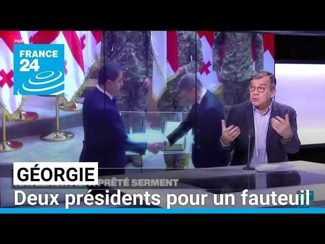 ⁣Géorgie : deux présidents pour un fauteuil, une véritable crise politique dans le pays