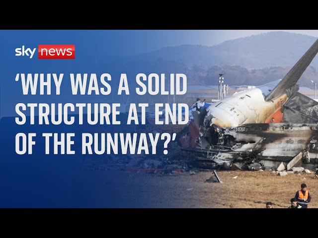 ⁣Aviation expert 'shocked' by South Korea plane crash