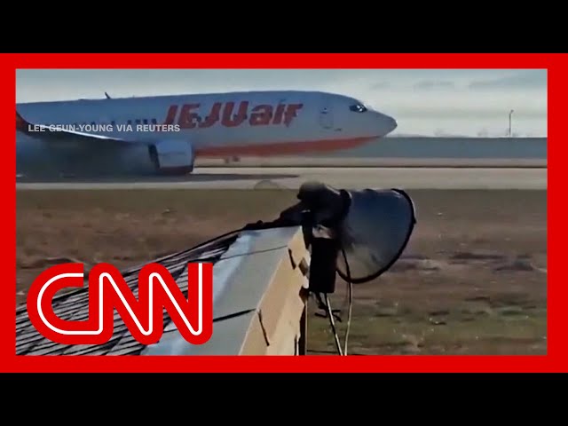 ⁣Video shows plane on runway before it bursts into flames