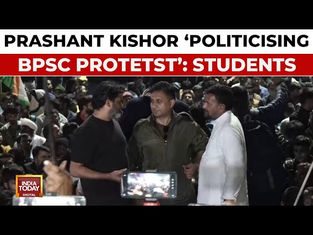 ⁣Bihar BPSC Protests: Aspirants Express Anger Towards Prashant Kishore, Demand Withdrawal Of Support