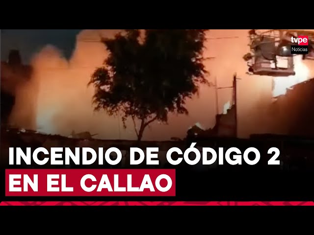 ⁣Incendio en el Callao: siniestro consume siete casas en el asentamiento humano Puerto Nuevo