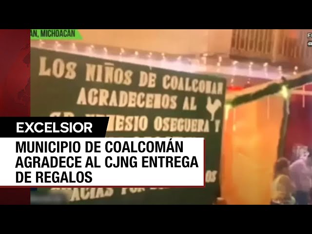 ⁣Coalcomán en 'la mira' por agradecimientos a 'El Mencho' líder del CJNG