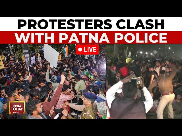 ⁣Bihar BPSC Protest LIVE: Protesters Clash With Patna Police, Cops Lathicharge On Students In Patna