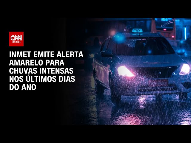 ⁣Inmet emite alerta amarelo para chuvas intensas nos últimos dias do ano | AGORA CNN