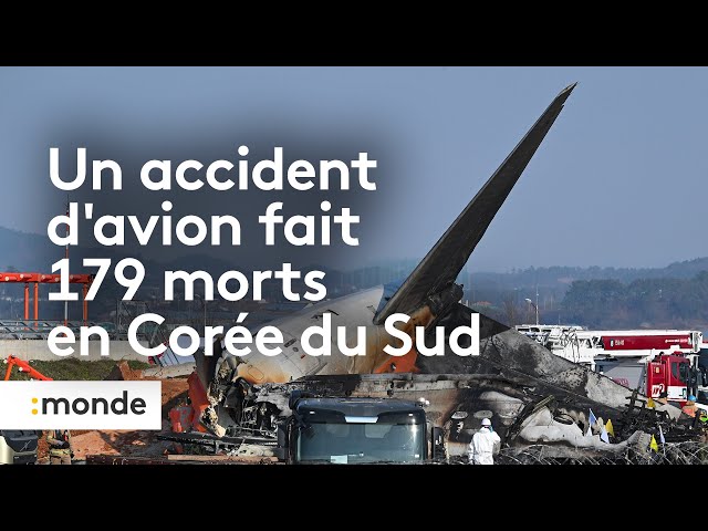 ⁣Corée du Sud : un accident d'avion fait 179 morts