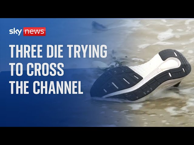 ⁣Three migrants die trying to cross the Channel