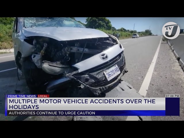 ⁣Multiple Motor Vehicle Accidents Over the Holidays | TVJ News