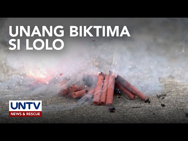 ⁣Lolo, nasawi matapos tamaan ng paputok sa Central Luzon