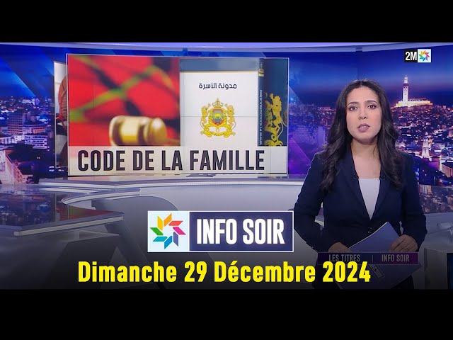 ⁣Info soir : Dimanche 29 Décembre 2024