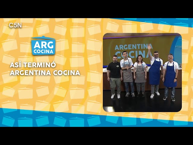 ⁣Así terminó ARGENTINA COCINA por la pantalla de C5N