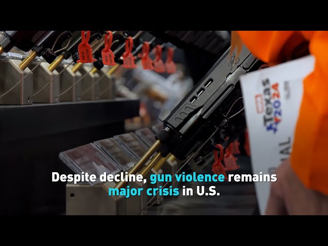 ⁣Despite decline, gun violence remains major crisis in U S