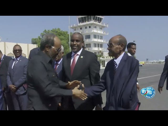 ⁣Départ du président de république fédérale de la somalie SEM Hassan Cheick Mahamoud.