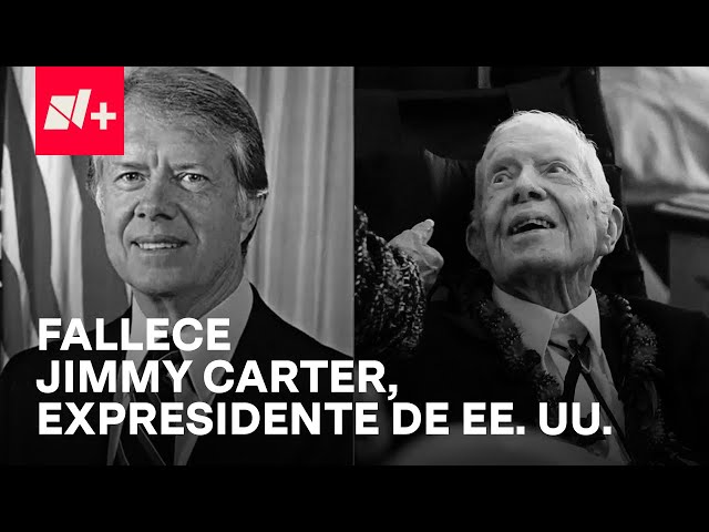 ⁣Fallece el expresidente de EE. UU., Jimmy Carter, a los 100 años. - N+