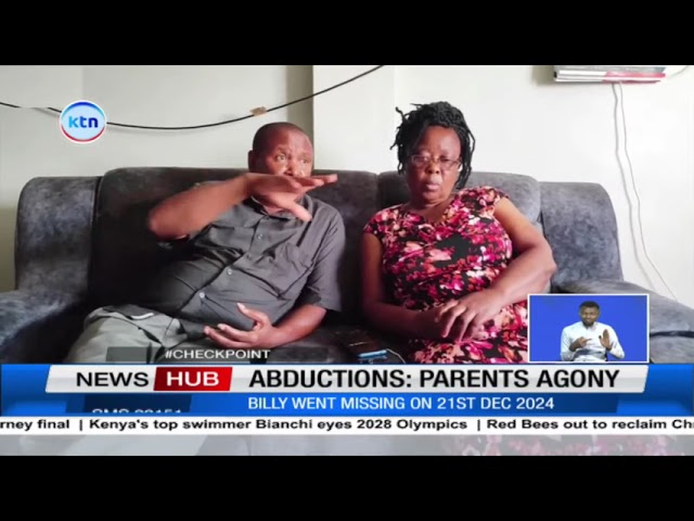 ⁣Abductions: Billy Mwangi's parents urge president Ruto to intervene